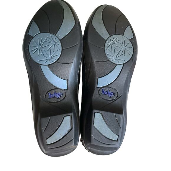 Clarks Black Suede Slip On Mules Shoes Women's Sherpa Lined Sz 7.5 M Comfort - Picture 12 of 12